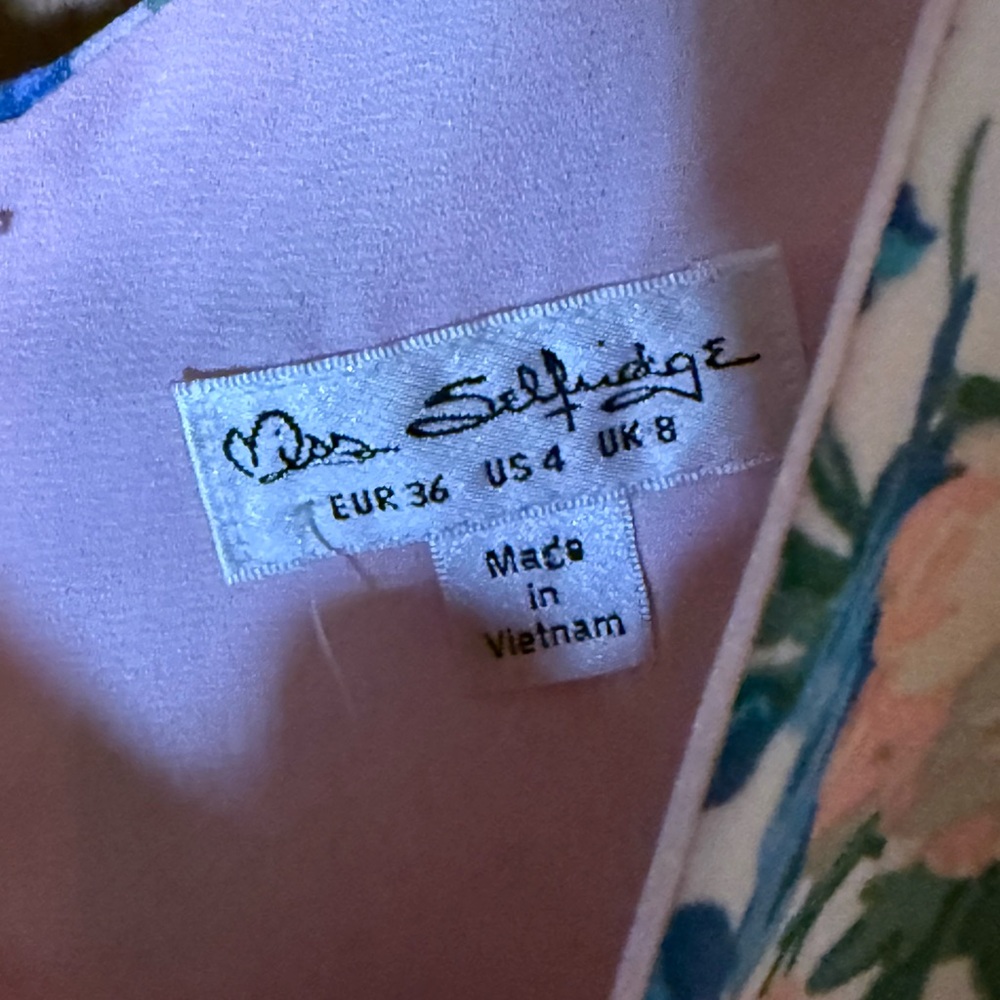 Miss Selfridge Pink Floral Dress - Picture 5 of 8